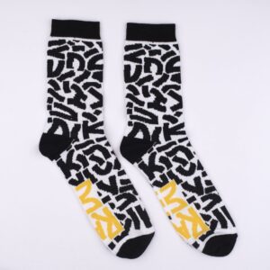 SocksArt  "Nomadic Signs Black" RAUL 33 Calze d'Autore Artefrontale