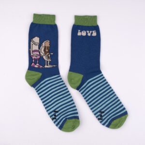 SocksArt  "Love"  ZOT19 Calze d'Autore Artefrontale