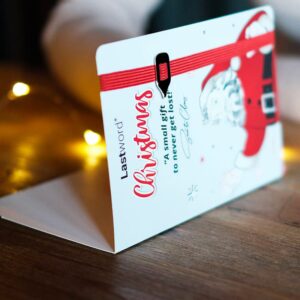 Lastword Christmas Card - Biglietto Augurale con Segnalibro Elastico - immagine 5
