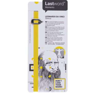 Lastword® Memento Segnalibro Elastico “Leonardo Da Vinci”