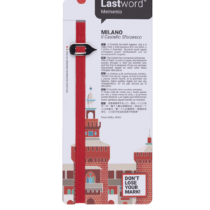 Lastword® Memento Segnalibro Elastico “Milano Castello Sforzesco”