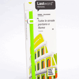 Lastword® Memento Segnalibro Elastico “ Roma Il Colosseo”