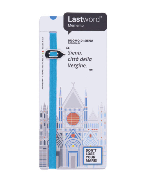Lastword® Memento Segnalibro Elastico “Siena Duomo”