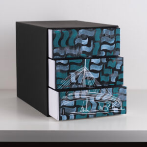 Cassettiera a 3 Cassetti X3 "Dance Green"  Limited Edition - immagine 7