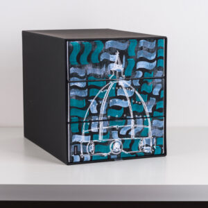 Cassettiera a 3 Cassetti X3 "Dance Green"  Limited Edition - immagine 4