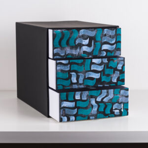 Cassettiera a 3 Cassetti X3 "Dance Green"  Limited Edition - immagine 2