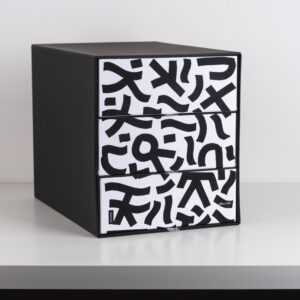 Cassettiera a 3 Cassetti X3  "Signs"  Limited Edition
