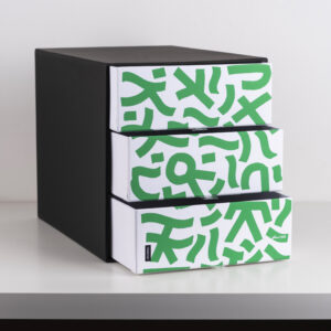 Cassettiera a 3 Cassetti X3  "Signs"  Limited Edition - immagine 3