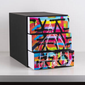Cassettiera a 3 cassetti X3 "Rainbow"  Limited Edition - immagine 4