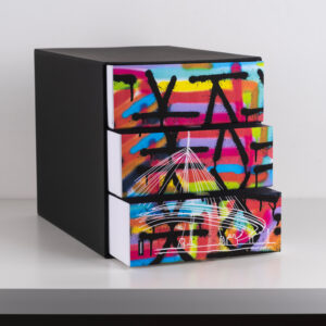 Cassettiera a 3 cassetti X3 "Rainbow"  Limited Edition - immagine 6