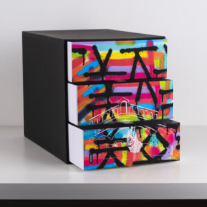 Cassettiera a 3 cassetti X3 "Rainbow"  Limited Edition - immagine 10