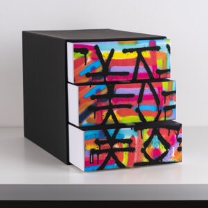 Cassettiera a 3 cassetti X3 "Rainbow"  Limited Edition