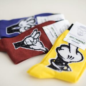 SocksArt  "Sgrunt" MARKBUFALO Calze d'Autore Artefrontale - immagine 5