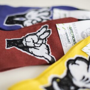 SocksArt  "Aarrghh" MARKBUFALO Calze d'Autore Artefrontale - immagine 5
