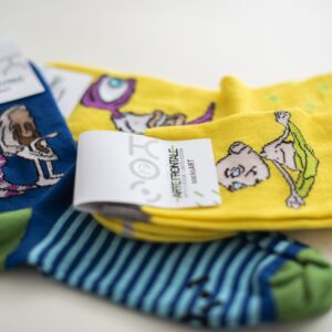 SocksArt  "Om"  ZOT19 Calze d'Autore Artefrontale - immagine 3