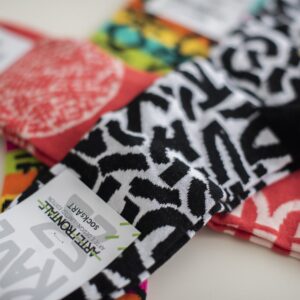 SocksArt  "Rainbow Flow" RAUL 33 Calze d'Autore Artefrontale - immagine 5