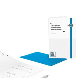 Lastword Greeting Card - Biglietto Augurale con Segnalibro Elastico