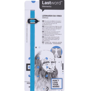 Lastword® Memento Segnalibro Elastico “Leonardo Da Vinci” - immagine 2