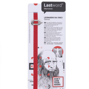 Lastword® Memento Segnalibro Elastico “Leonardo Da Vinci” - immagine 3
