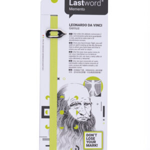 Lastword® Memento Segnalibro Elastico “Leonardo Da Vinci” - immagine 4