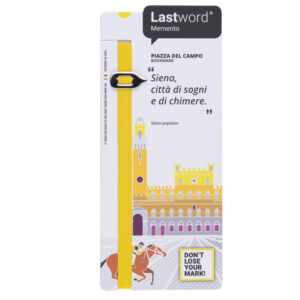 Lastword® Memento Segnalibro Elastico “Siena Piazza Del Campo” - immagine 4