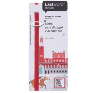 Lastword® Memento Segnalibro Elastico “Siena Piazza Del Campo” - immagine 3