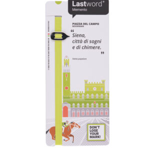 Lastword® Memento Segnalibro Elastico “Siena Piazza Del Campo” - immagine 2