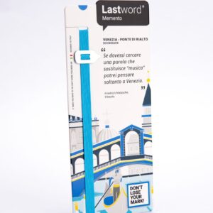 Lastword® Memento Segnalibro Elastico “Venezia - Ponte di Rialto” - immagine 2