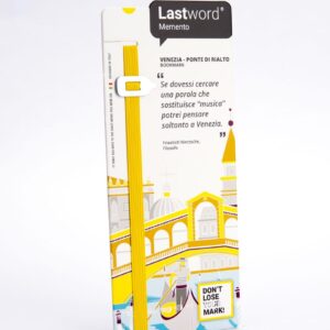 Lastword® Memento Segnalibro Elastico “Venezia - Ponte di Rialto” - immagine 3