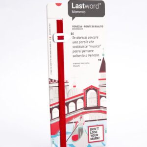 Lastword® Memento Segnalibro Elastico “Venezia - Ponte di Rialto” - immagine 4