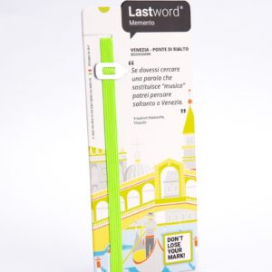 Lastword® Memento Segnalibro Elastico “Venezia - Ponte di Rialto” - immagine 5