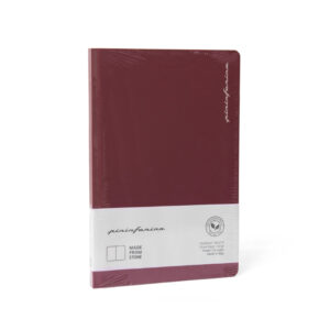 PININFARINA NOTEBOOK BORDEAUX  IN CARTA DI ROCCIA - "STONE PAPER"