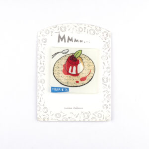 Magneti in vetro collezione Cucina Italiana  “PANNACOTTA”