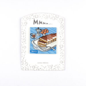 Magneti in vetro collezione Cucina Italiana “TIRAMISU”