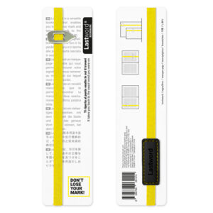 Lastword® - Segnalibro Elastico con Indice Mobile in metallo - immagine 4