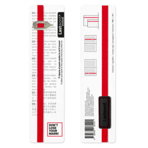 Lastword® - Segnalibro Elastico con Indice Mobile in metallo - immagine 3