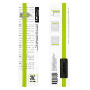 Lastword® - Segnalibro Elastico con Indice Mobile in metallo - immagine 2