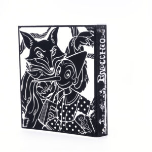 Raccoglitore a 4 Anelli Stampato in Velluto a Rilievo “Artonvelvet Coloralo tu” - “Artonvelvet Coloralo tu” - “Pinocchio” - immagine 3